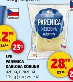 Penny Market SÝR PARENICA KARLOVA KORUNA, 110 g nabídka