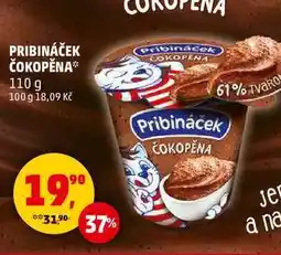 Penny Market PRIBINÁČEK ČOKOPĚNA, 110 g nabídka