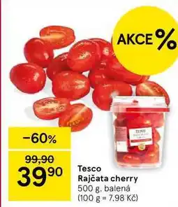 Tesco Tesco Rajčata cherry, 500 g, balená nabídka
