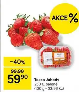 Tesco Tesco Jahody, 250 g, balené nabídka