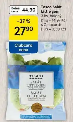 Tesco Tesco Salát Little gem, 3 ks. balený nabídka
