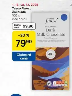 Tesco Tesco Finest čokoláda, 100 g nabídka