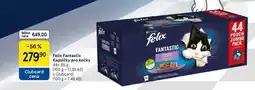 Tesco Felix Fantastic Kapsičky pro kočky, 44× 85 g nabídka