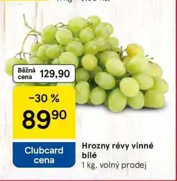 Tesco Hrozny révy vinné bílé, 1 kg nabídka