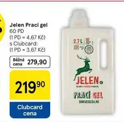 Tesco Jelen Prací gel, 60 PD nabídka