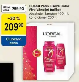 Tesco L'Oréal Paris Elseve Color Vive Vánoční balíček obsahuje: Šampon 400 ml. Kondicionér 200 ml nabídka