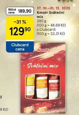 Tesco Kmotr Sváteční mix, 390 g nabídka