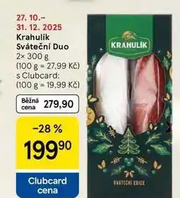 Tesco Krahulik Sváteční Duo, 2x 300 g nabídka