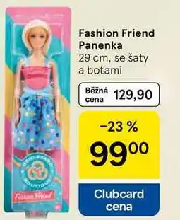 Tesco Fashion Friend Panenka 29 cm, se šaty a botami nabídka