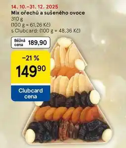 Tesco Mix ořechů a sušeného ovoce, 310 g nabídka