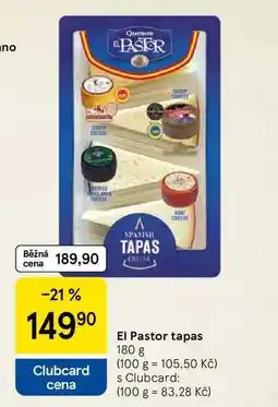 Tesco El Pastor tapas, 180 g nabídka