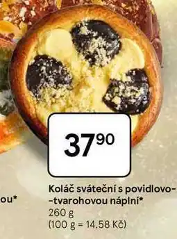 Tesco Koláč sváteční s povidlovo-tvarohovou náplní, 260 g nabídka