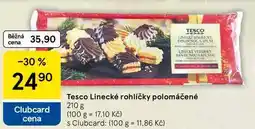 Tesco Tesco Linecké rohlíčky polomáčené, 210 g nabídka