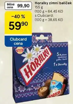 Tesco Horalky zimní balíček, 155 g nabídka