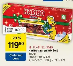 Tesco Haribo Szalon mix želé, 300 g nabídka