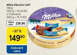 Tesco Milka Vánoční talíř, 198 g nabídka
