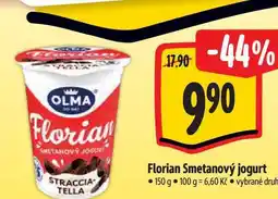 Albert Florian smetanový jogurt 150g nabídka