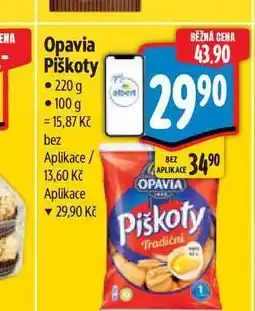 Albert Opavia Piškoty 220 g nabídka