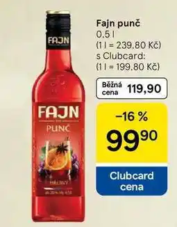Tesco Fajn punč, 0.5 l nabídka