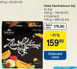 Tesco Velta Tea Kvetoucí čaj, 4× 6 g nabídka