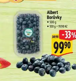 Albert Albert Borůvky 500 g nabídka