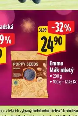 Albert Emma Mák mletý 200 g nabídka