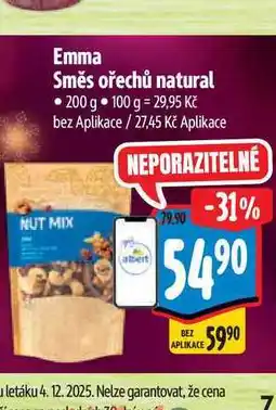 Albert Emma Směs ořechů natural 200 g nabídka