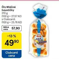 Tesco Ölz Mléčné houstičky, 210 g nabídka