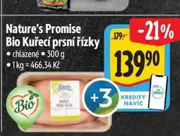Albert Nature's Promise Bio Kuřecí prsní řízky 300 g nabídka