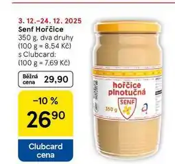 Tesco Senf Hořčice, 350 g nabídka