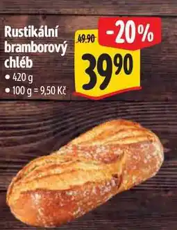 Albert Rustikální bramborový chléb 420 g nabídka