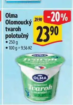 Albert Olma Olomoucký tvaroh polotučný 250 g nabídka