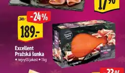Albert Excellent Pražská šunka 1 kg nabídka