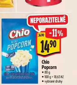 Albert Chio Popcorn 80 g nabídka