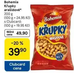 Tesco Bohemia Křupky arašídové, 200 g nabídka