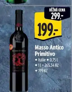 Albert Masso Antico Primitivo 0,75 l nabídka
