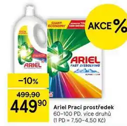 Tesco Ariel Prací prostředek, 60-100 PD, vice druhů nabídka