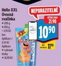 Albert Hello XXL Ovocná svačinka 200 g nabídka
