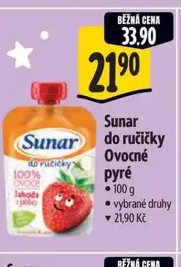 Albert Sunar do ručičky Ovocné pyré 100 g nabídka