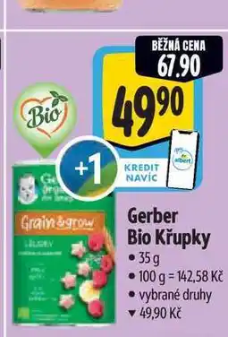 Albert Gerber Bio Křupky 35 g nabídka