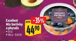 Albert Excellent Mix borůvky a physalis 125 g nabídka