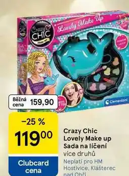 Tesco Crazy Chic Lovely Make up Sada na líčení, více druhů nabídka