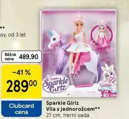Tesco Sparkle Girlz Víla s jednorožcem, 27 cm, herní sada nabídka