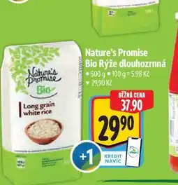 Albert Nature's Promise Bio Rýže dlouhozrnná 500 g nabídka