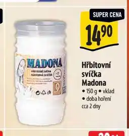 Albert Hřbitovní svíčka Madona 150 g nabídka