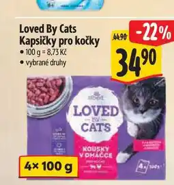 Albert Loved By Cats Kapsičky pro kočky 4x100 g nabídka