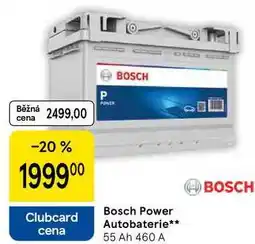 Tesco Bosch Power Autobaterie, 55 Ah 460 A nabídka
