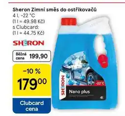 Tesco Sheron Zimní směs do ostřikovačů, 4 l, -22°C nabídka