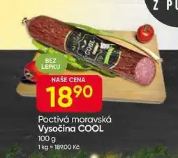 Hruška Poctivá moravská Vysočina COOL 100 g nabídka