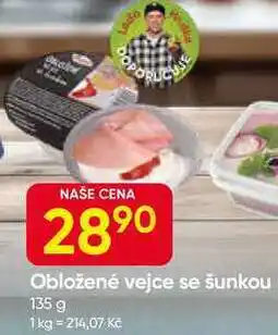 Hruška Obložené vejce se šunkou 135 g nabídka